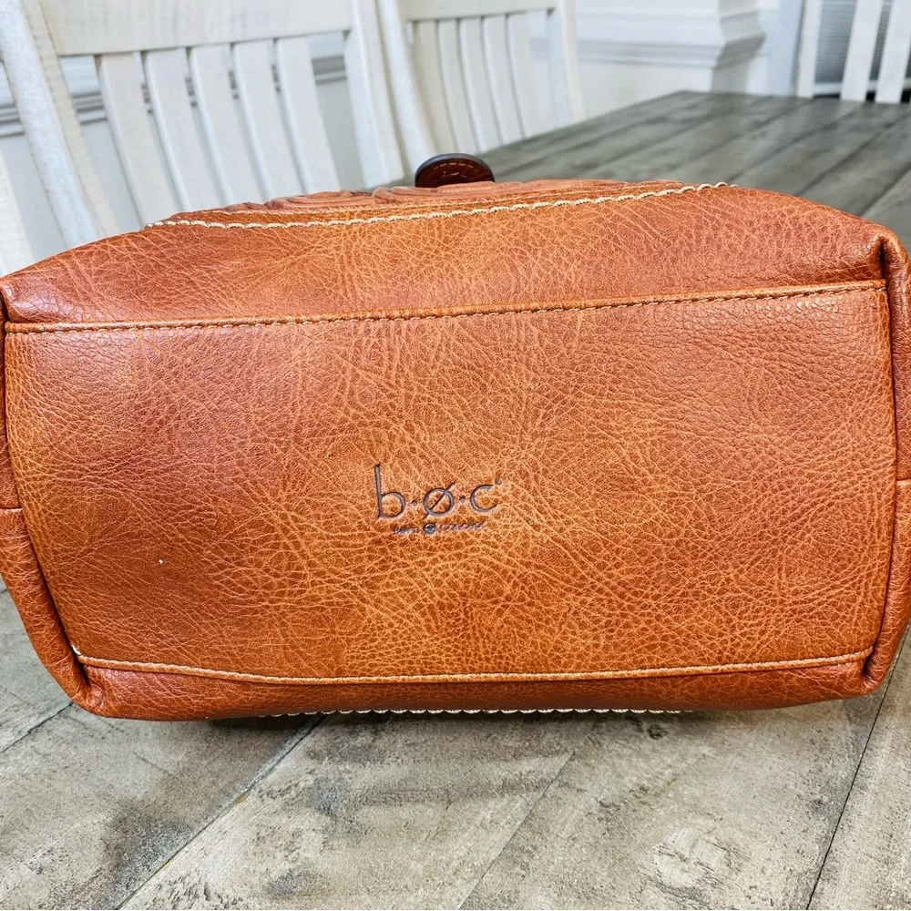 Born Concept Embossed Faux Leather Tooled Western-inspired Bag - Picture 6 of 8